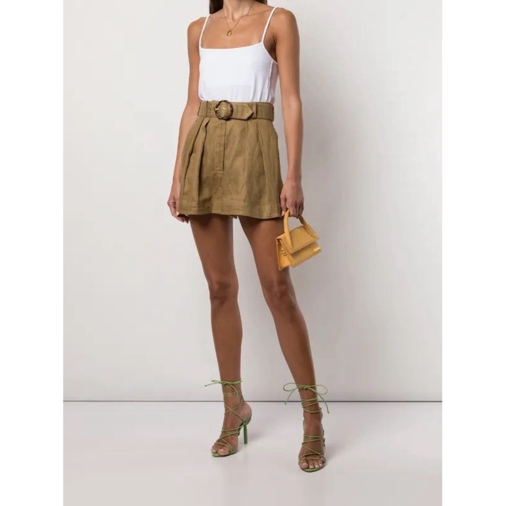 NWT AMO Square Neck Cotton Cami Top Sz M Relaxed Preppy Momcore Chic MSRP $98